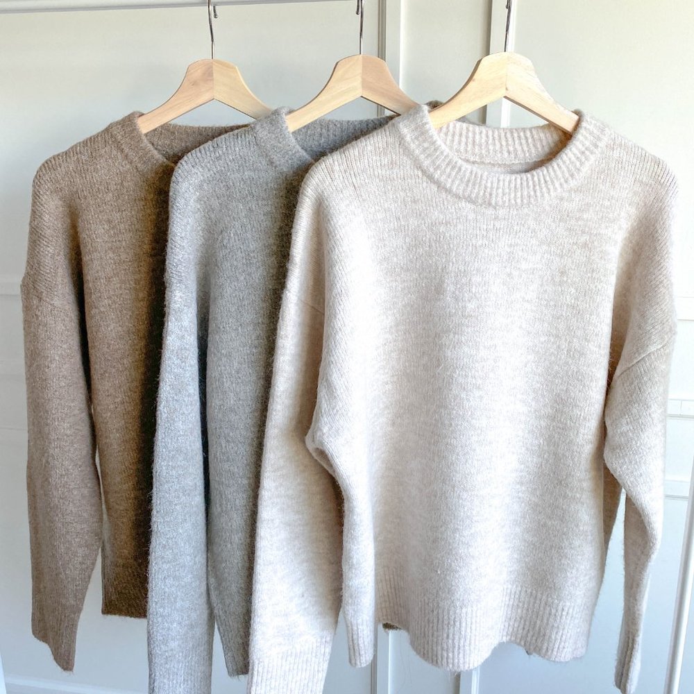 (✨LAST ONE✨) Thick Sweater Wool/Mohair Cream - Picture 12 of 15